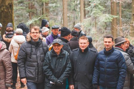 Župan dr. Tomaž Rožen, Maksimiljan Večko, podžupan Andrej Erjavec, poslanec DZ Jani Prednik